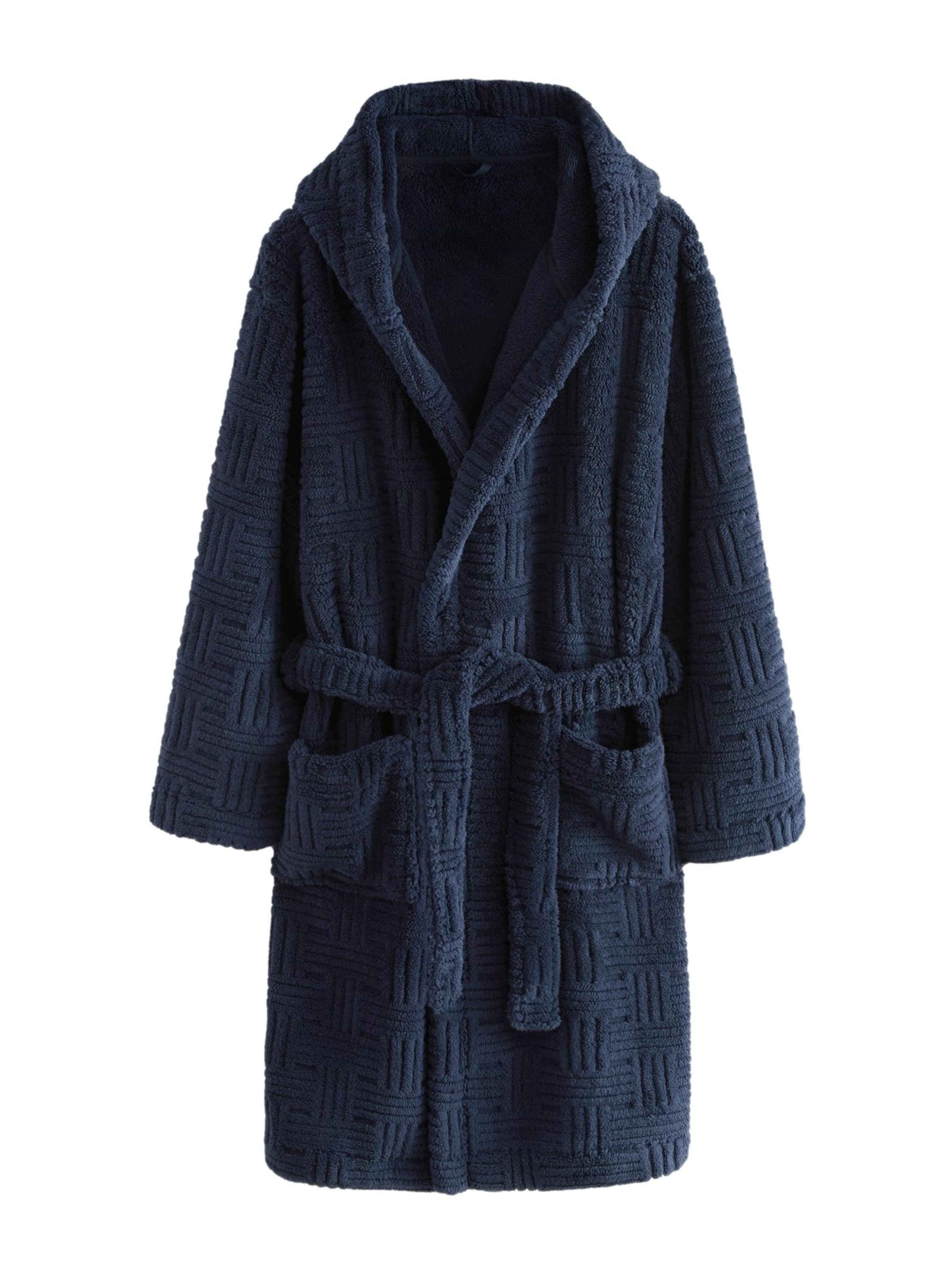 Next Dolg kopalni plašč | modra barva: sprednja stran