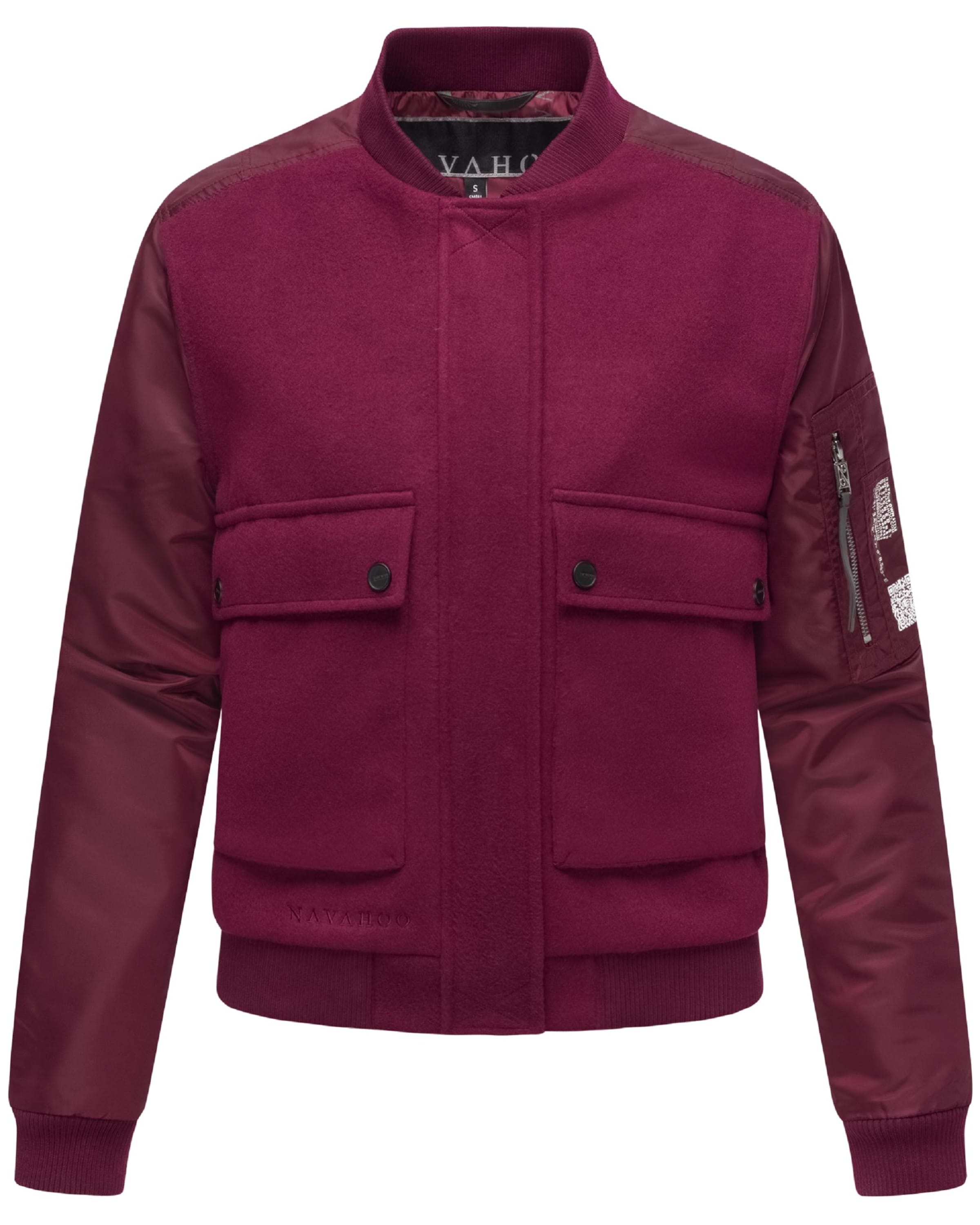 NAVAHOO Kevad-sügisjope 'Willstehaben 14', värv punane: eest vaates