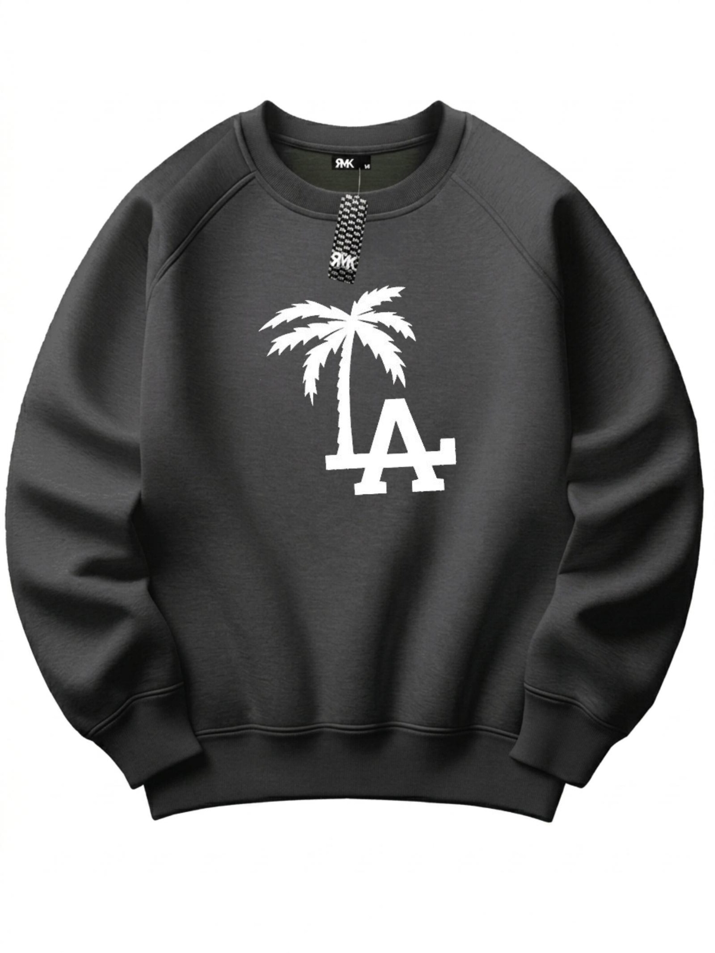 RMK Sweatshirt 'LA Los Angeles'‌‌‌ in XS in anthrazit, Produktansicht