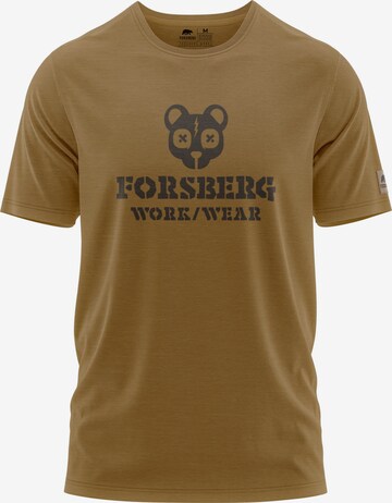 FORSBERG Shirt in Braun: predná strana