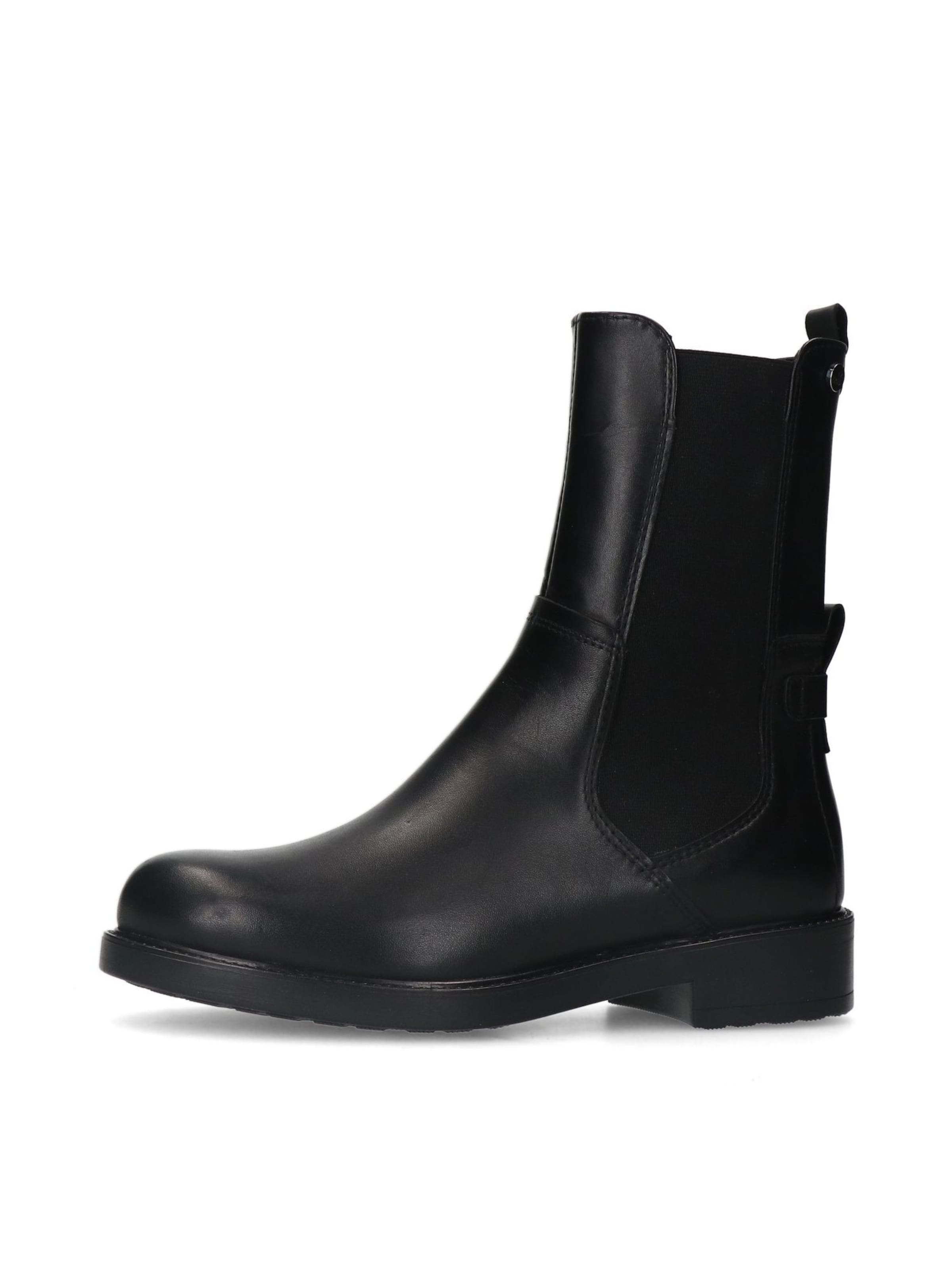 MANFIELD Chelsea Boots in Schwarz: Vorderseite