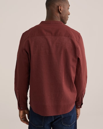 WE Fashion Comfort fit Poslovna srajca | rdeča barva