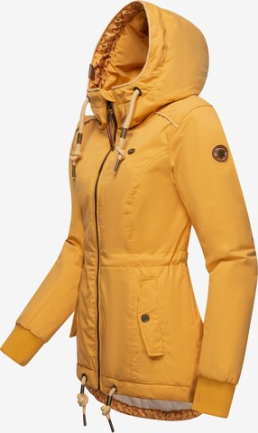 Ragwear Toiminnallinen takki 'Danka' värissä keltainen