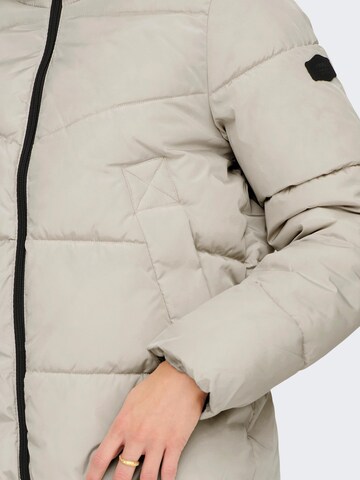 ONLY Winter Jacket 'Amanda' in Grey