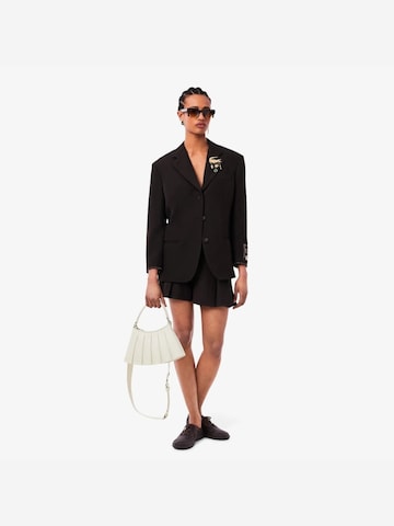 LACOSTE Torebka 'Lacoste Petit sac Lenglen Défilé en cuir - Cristalline' w kolorze biały: przód