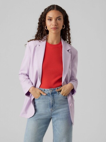 VERO MODA Blazer 'Thuytroian' in Purple: front