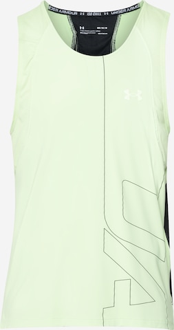 Tricou funcțional 'Iso Chill' de la UNDER ARMOUR pe verde: față