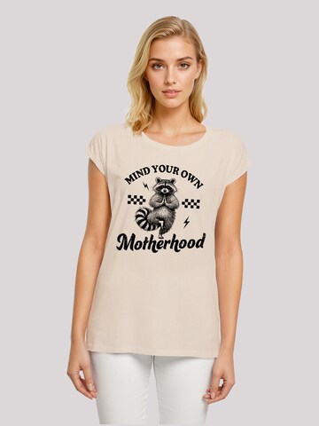 T-shirt F4NT4STIC en beige : devant