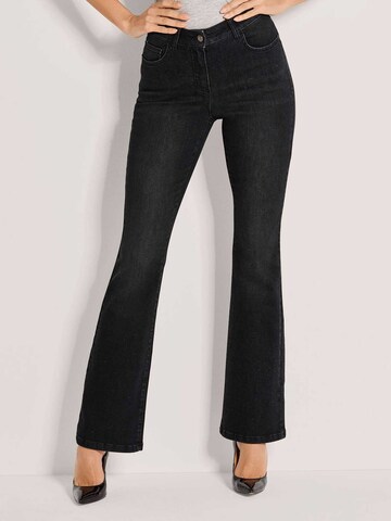 MADELEINE Regular Jeans in Black: front