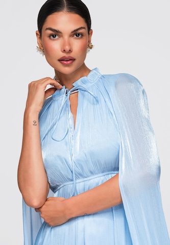 Ombre Avondjurk in Blauw