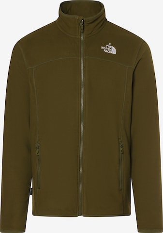 THE NORTH FACE Fleece Jacket in Green: front