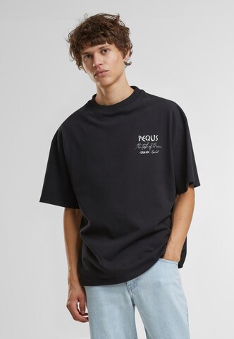 Pequs Shirt 'Irons' in Black: front