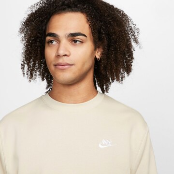 Nike Sportswear Regular fit Sweatshirt 'Club Fleece' in Beige