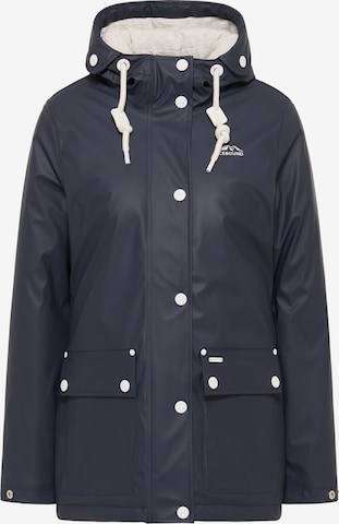 ICEBOUND Between-Season Jacket in Blue: front