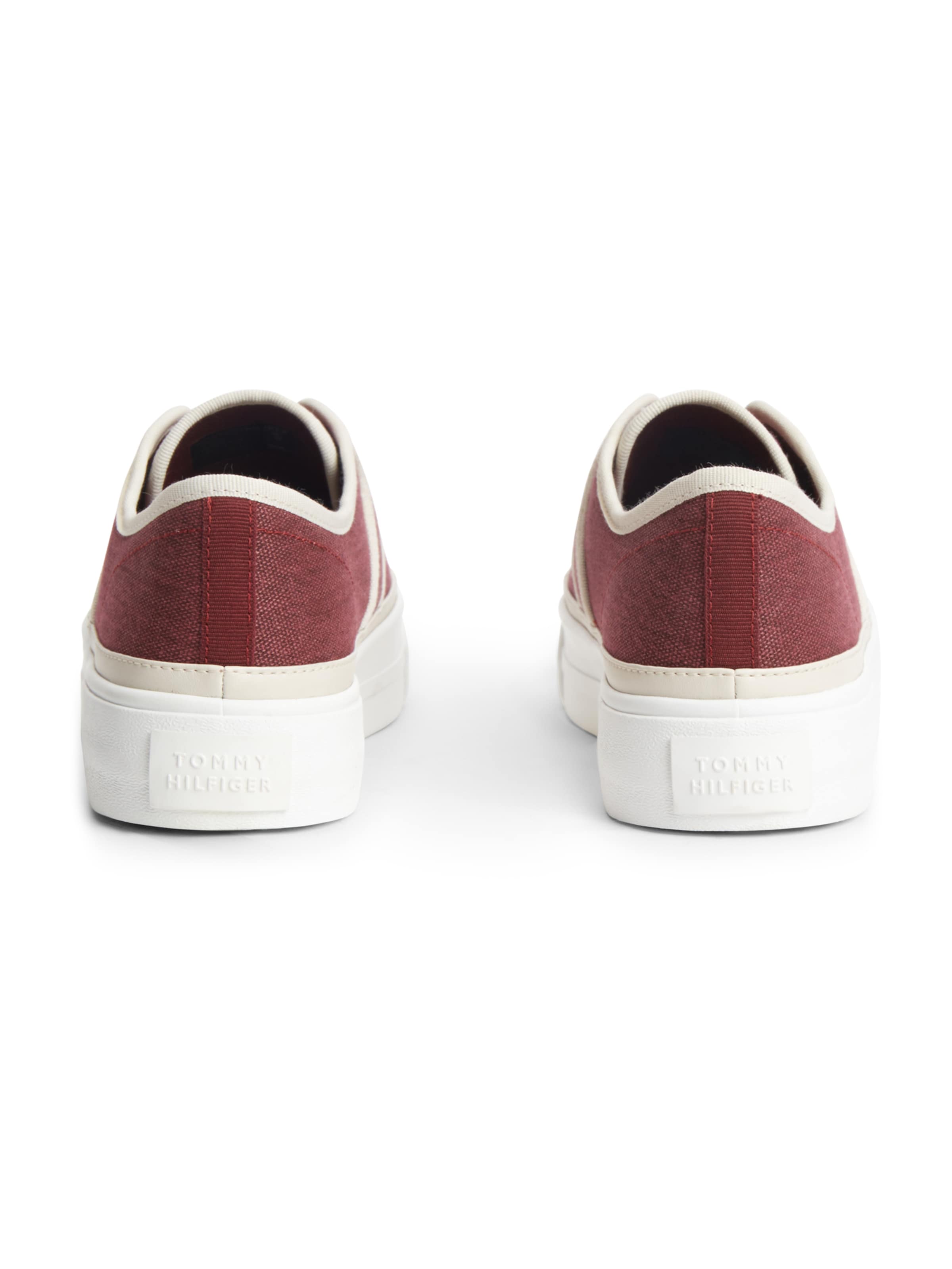 Baskets basses TOMMY HILFIGER en rouge