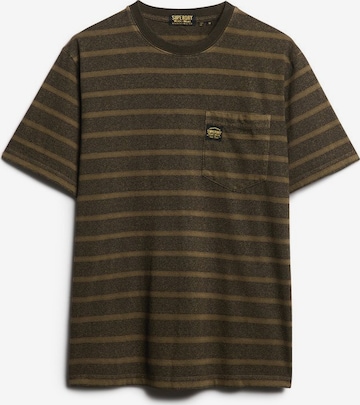 T-Shirt Superdry en vert : devant