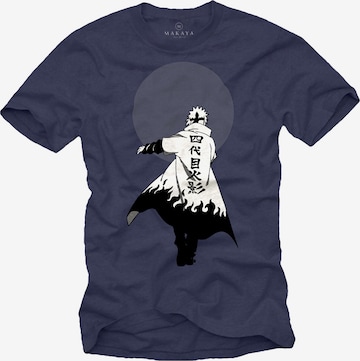 MAKAYA Shirt in Blau: Vorderseite