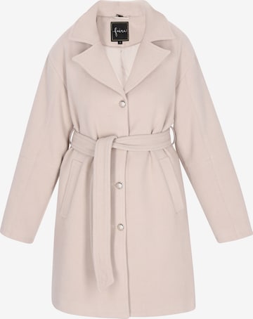 Manteau mi-saison faina en blanc : devant