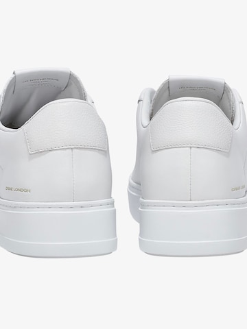 Sneaker bassa di Crime London in bianco