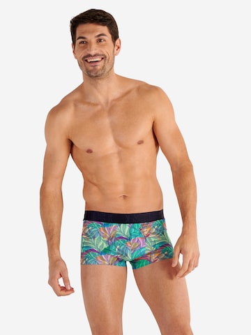 HOM Boxershorts ' Funky Styles ' in Blauw: voorkant