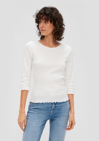 s.Oliver - Camiseta en blanco: frente