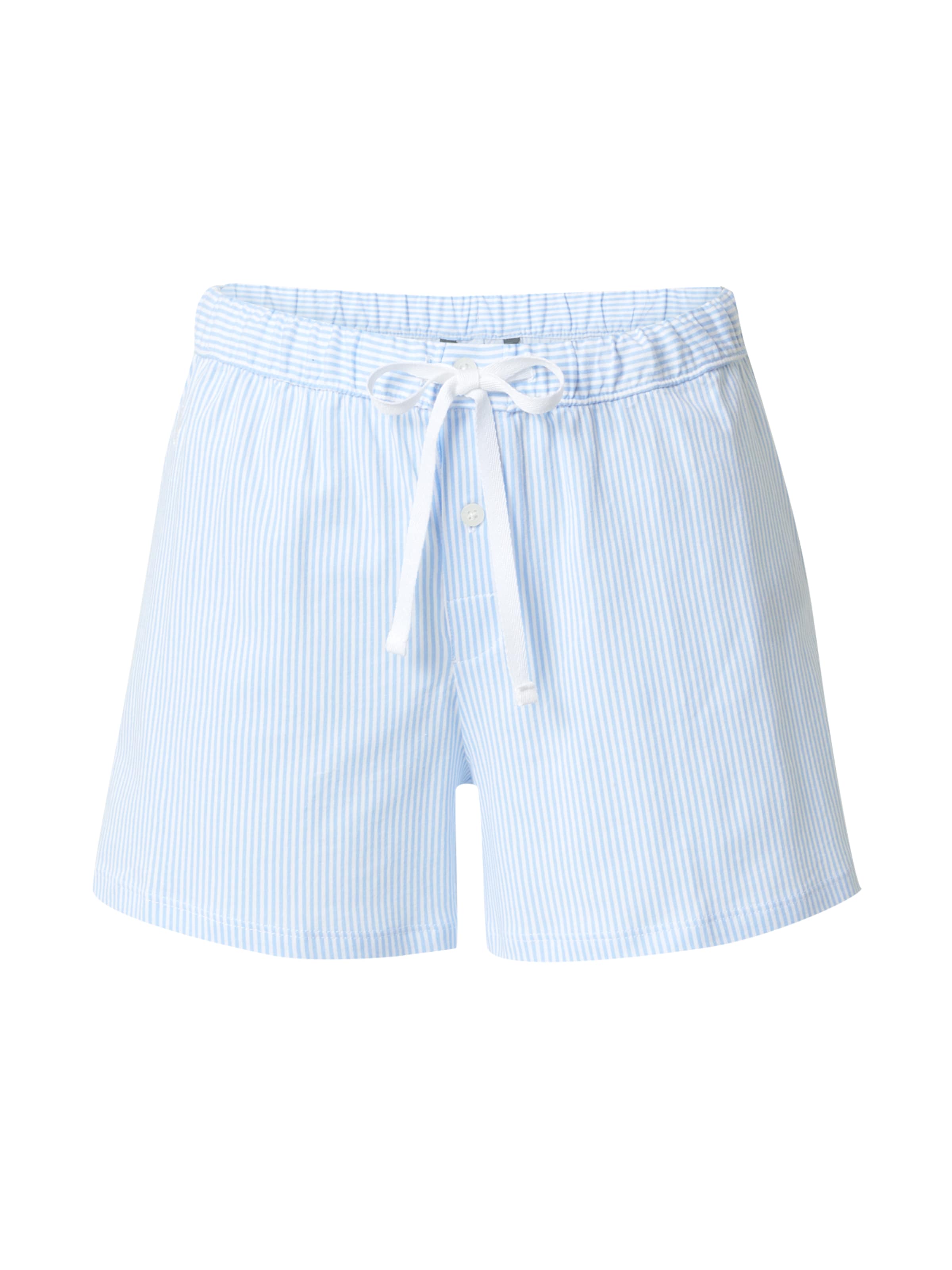 Lauren Ralph Lauren Voľný strih Pyžamové nohavice - Modrá: predná strana