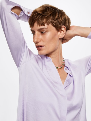 MANGO Blouse 'Ideale' in Purple