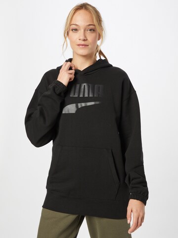 PUMA Sweatshirt 'PUMAxABOUT YOU' in Schwarz