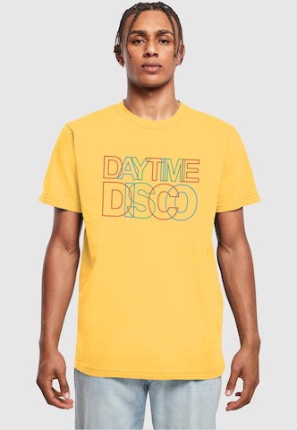 MT Men T-Shirt 'Daytime Disco' in Gelb: Vorderseite