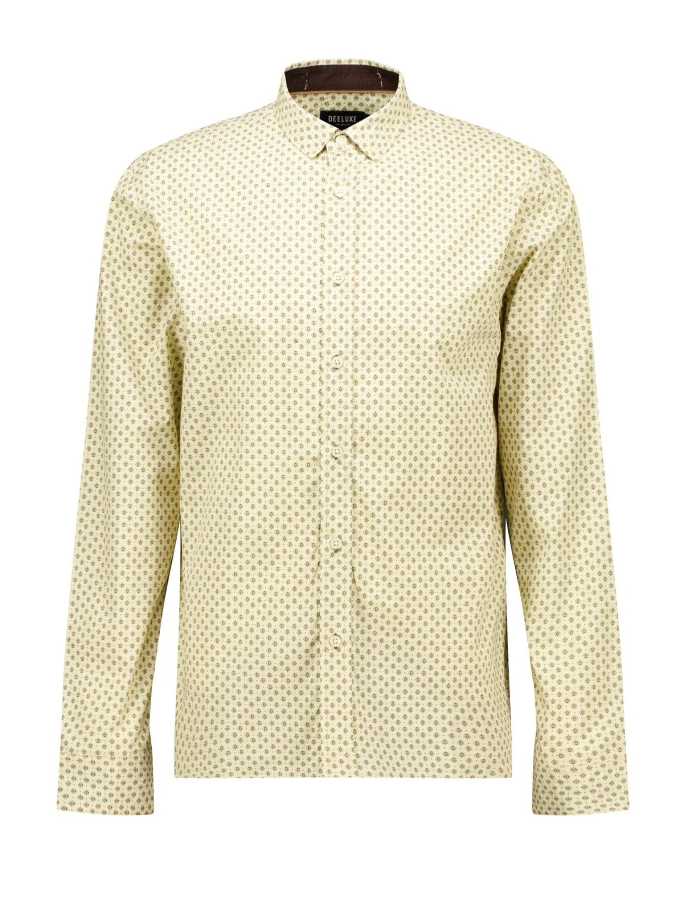Deeluxe Overhemd in Beige: voorkant