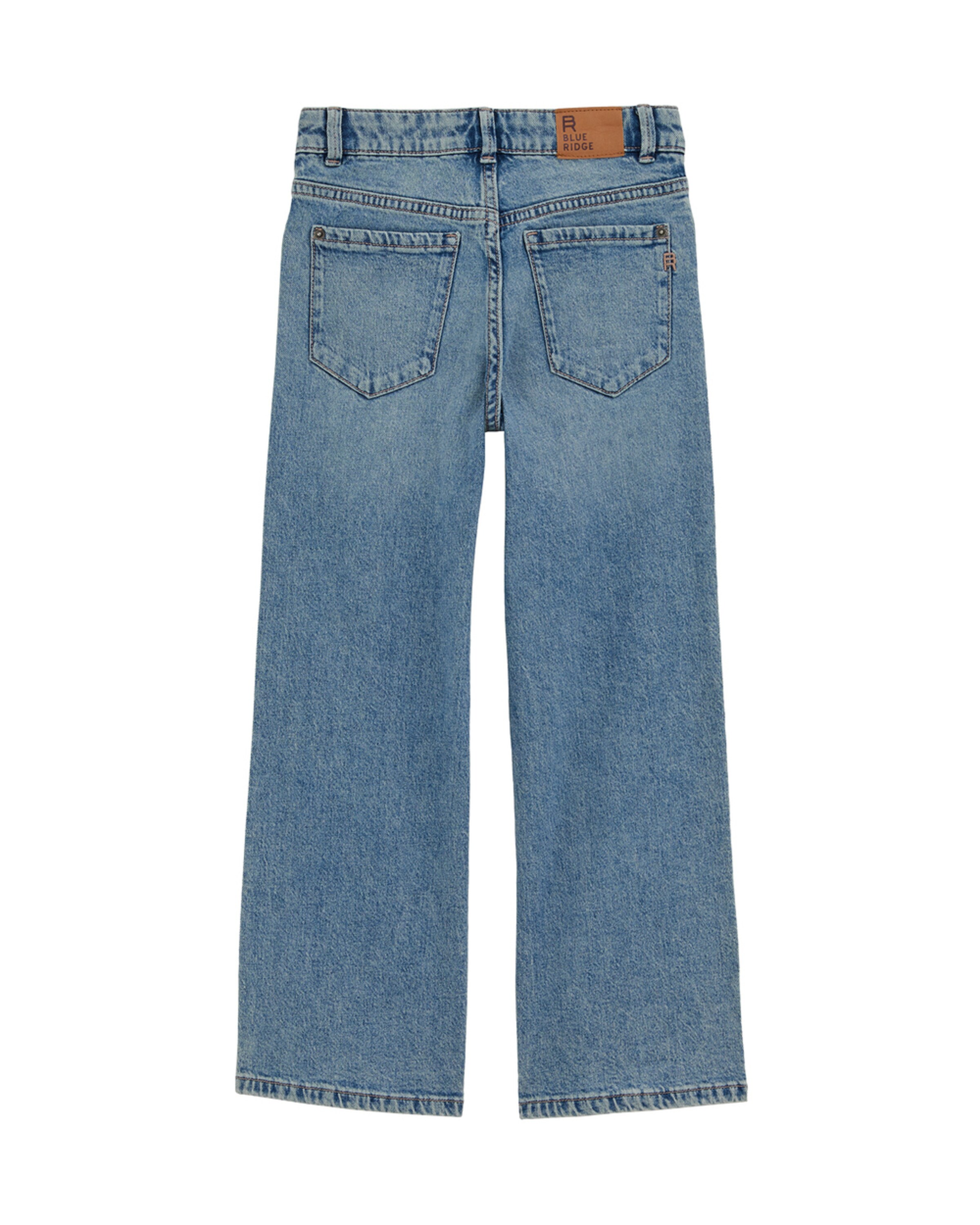 WE Fashion Широки крачоли Дънки в синьо