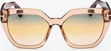 Occhiali da sole 'PHOEBE' di Tom Ford in marrone: frontale