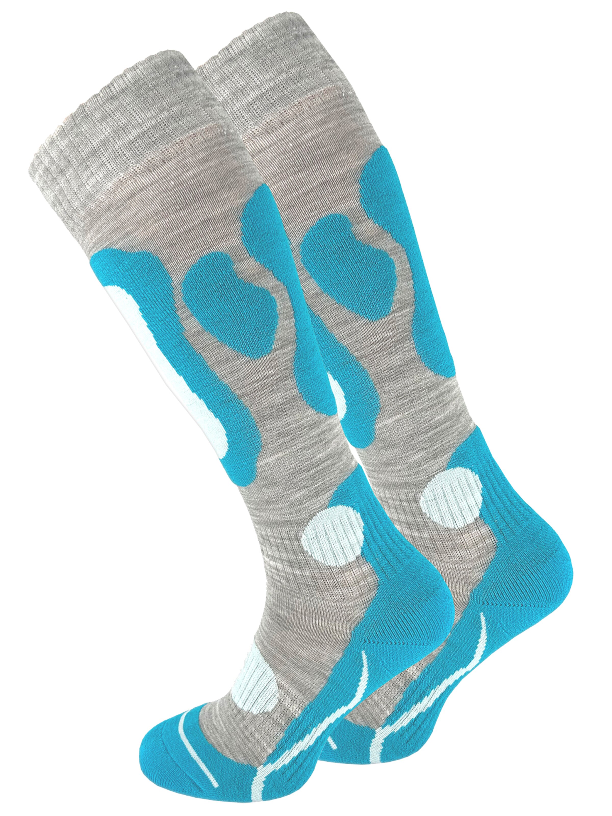 Calzino sportivo di Cotton Prime in grigio: frontale