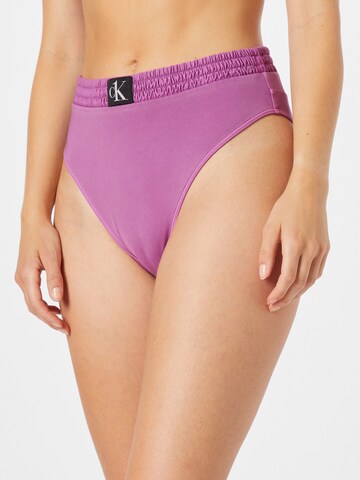 rožinė Calvin Klein Swimwear Bikinio kelnaitės: priekis