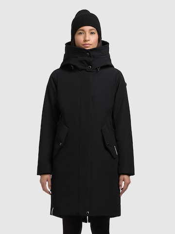 khujo Wintermantel 'Webb' in Zwart: voorkant