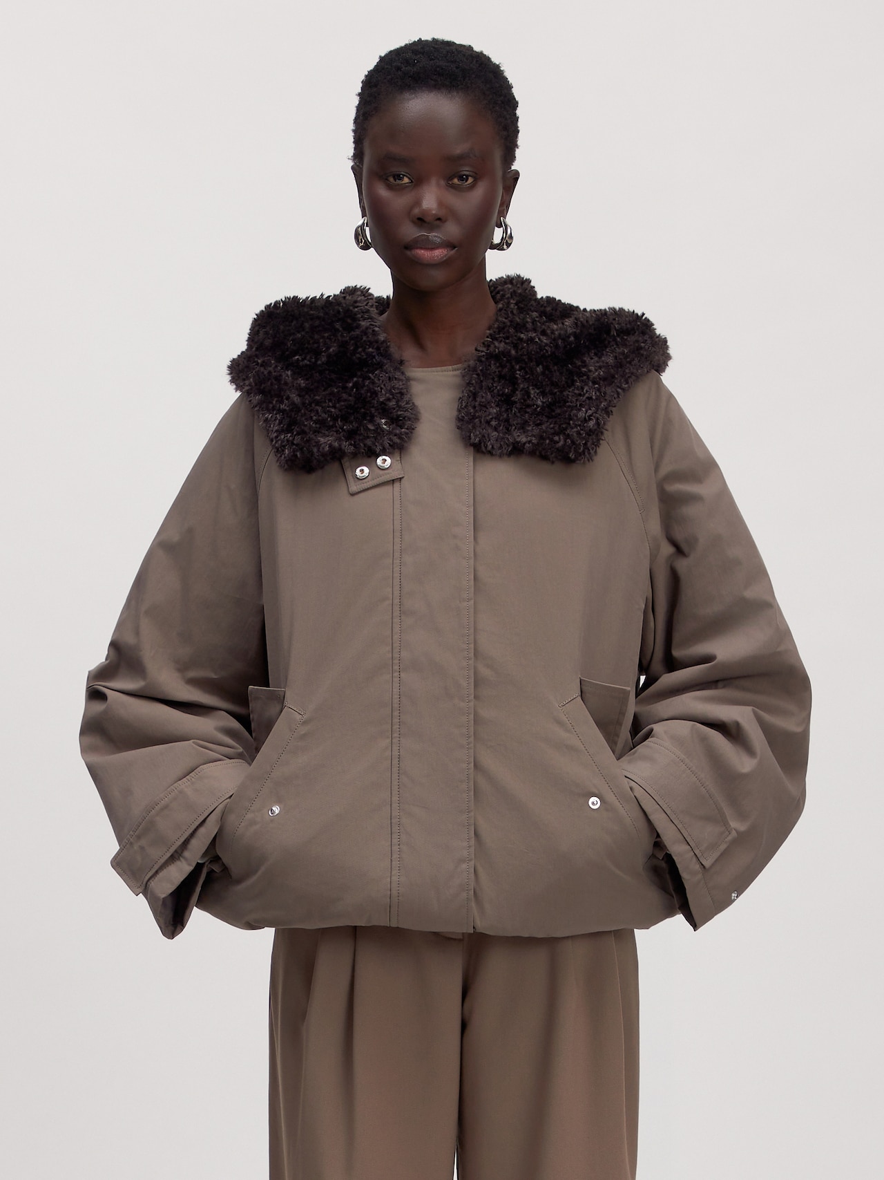 EDITED Giacca invernale 'Gina' marrone