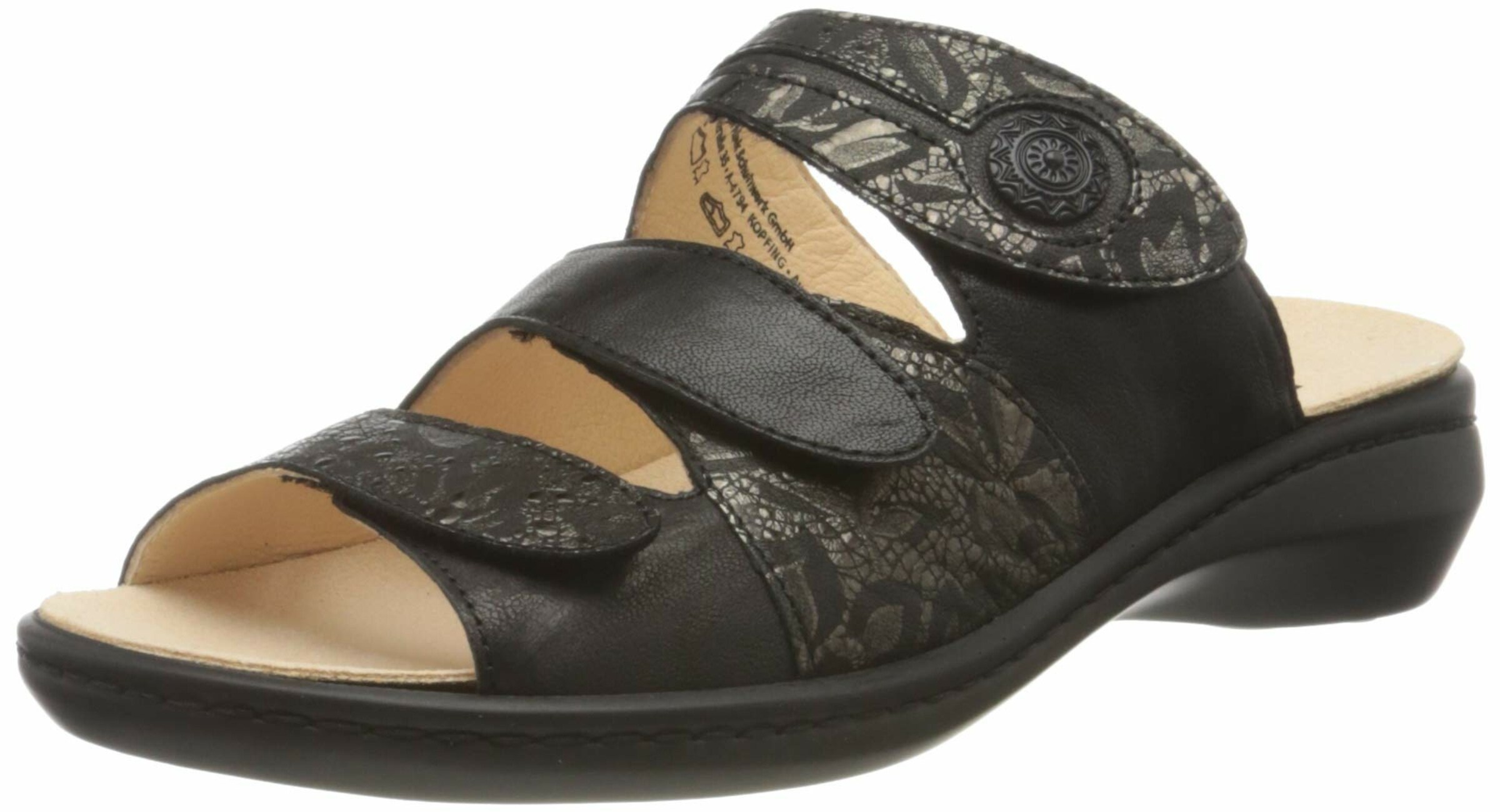 THINK! Pantolette in Schwarz: Vorderseite