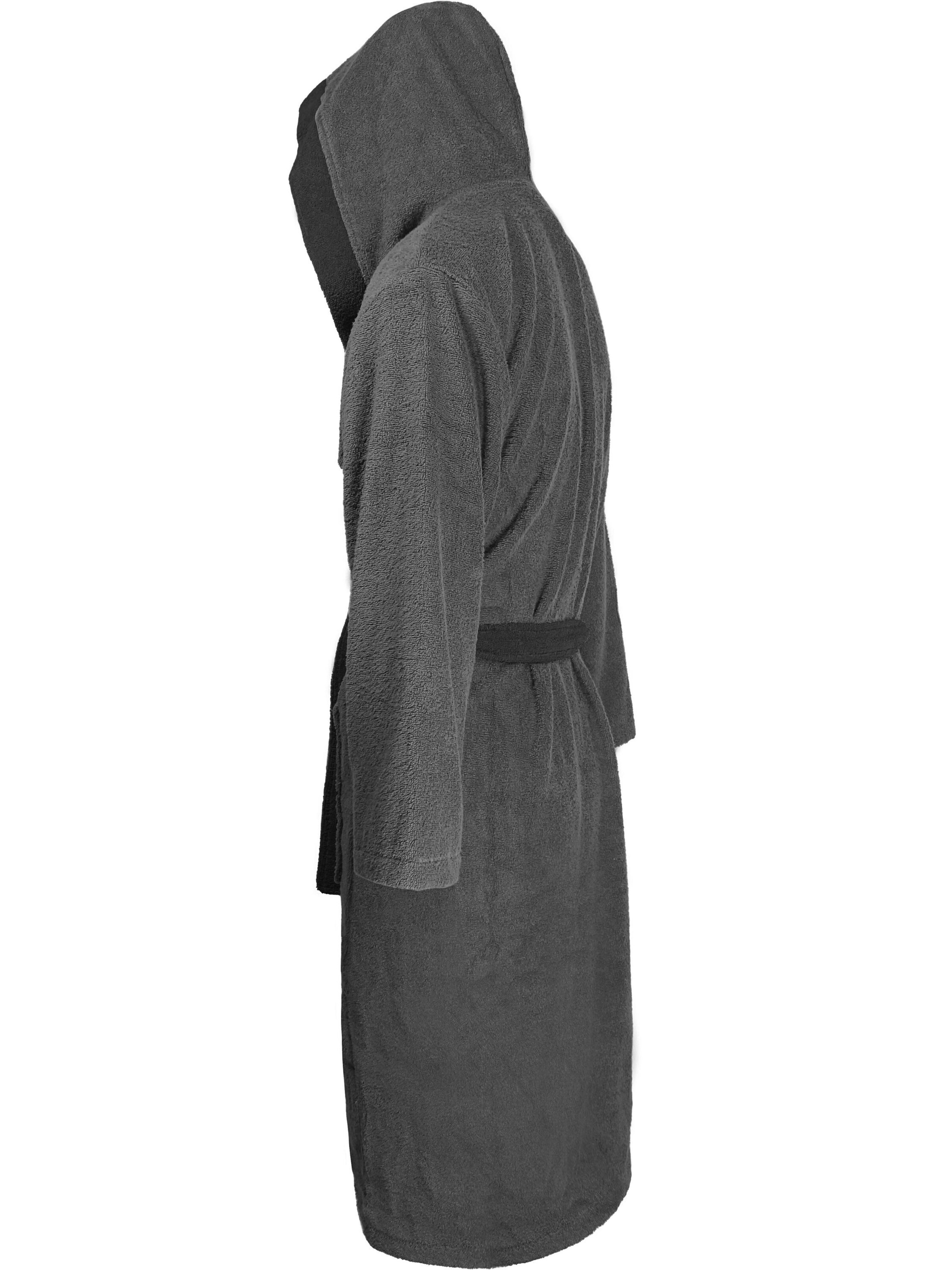 Peignoir long normani en gris