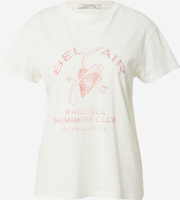 T-shirt Ragdoll LA en blanc : devant