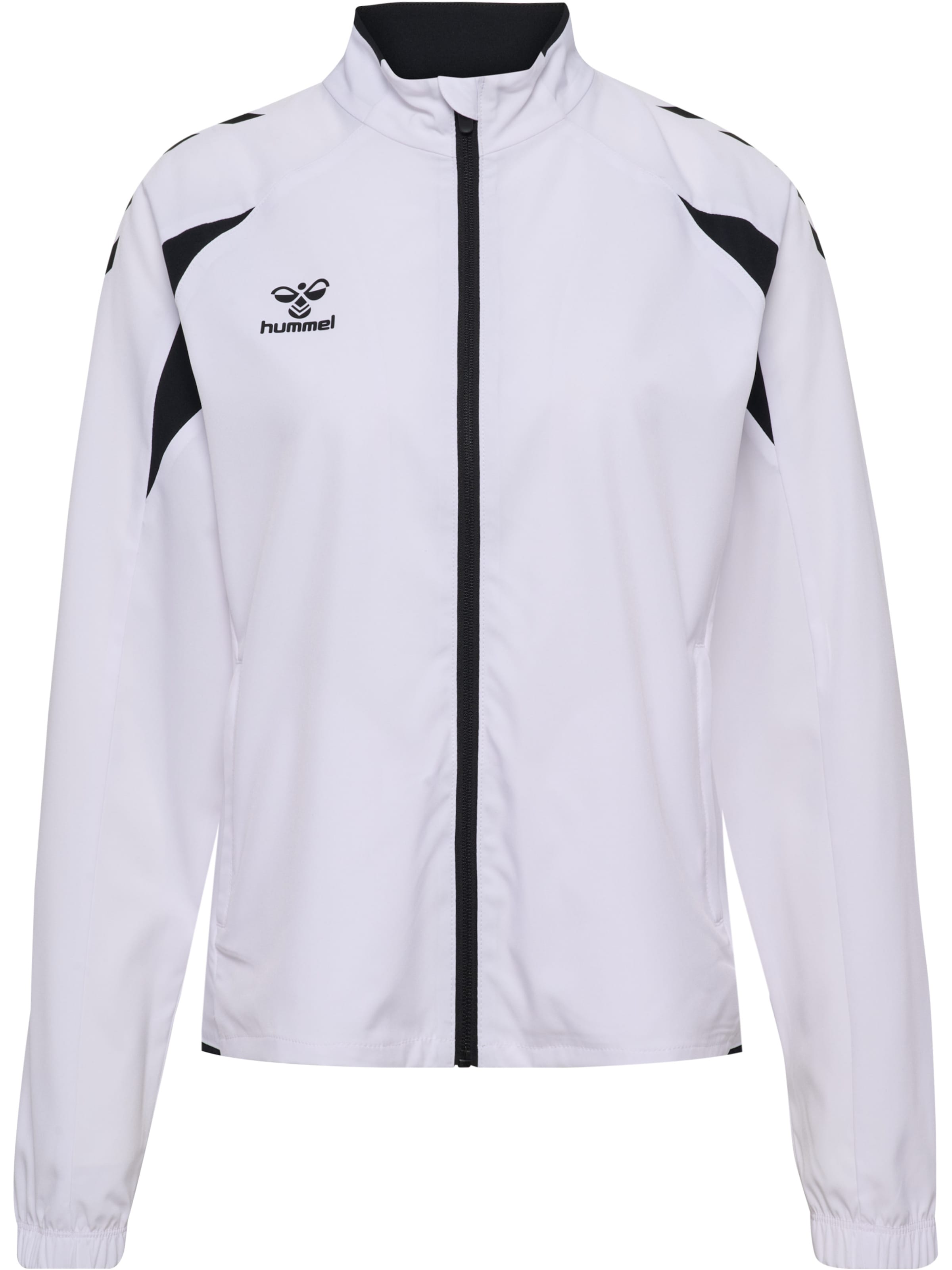 Hummel Sportief sweatvest in XXL in de kleur Zwart / Wit, Productweergave