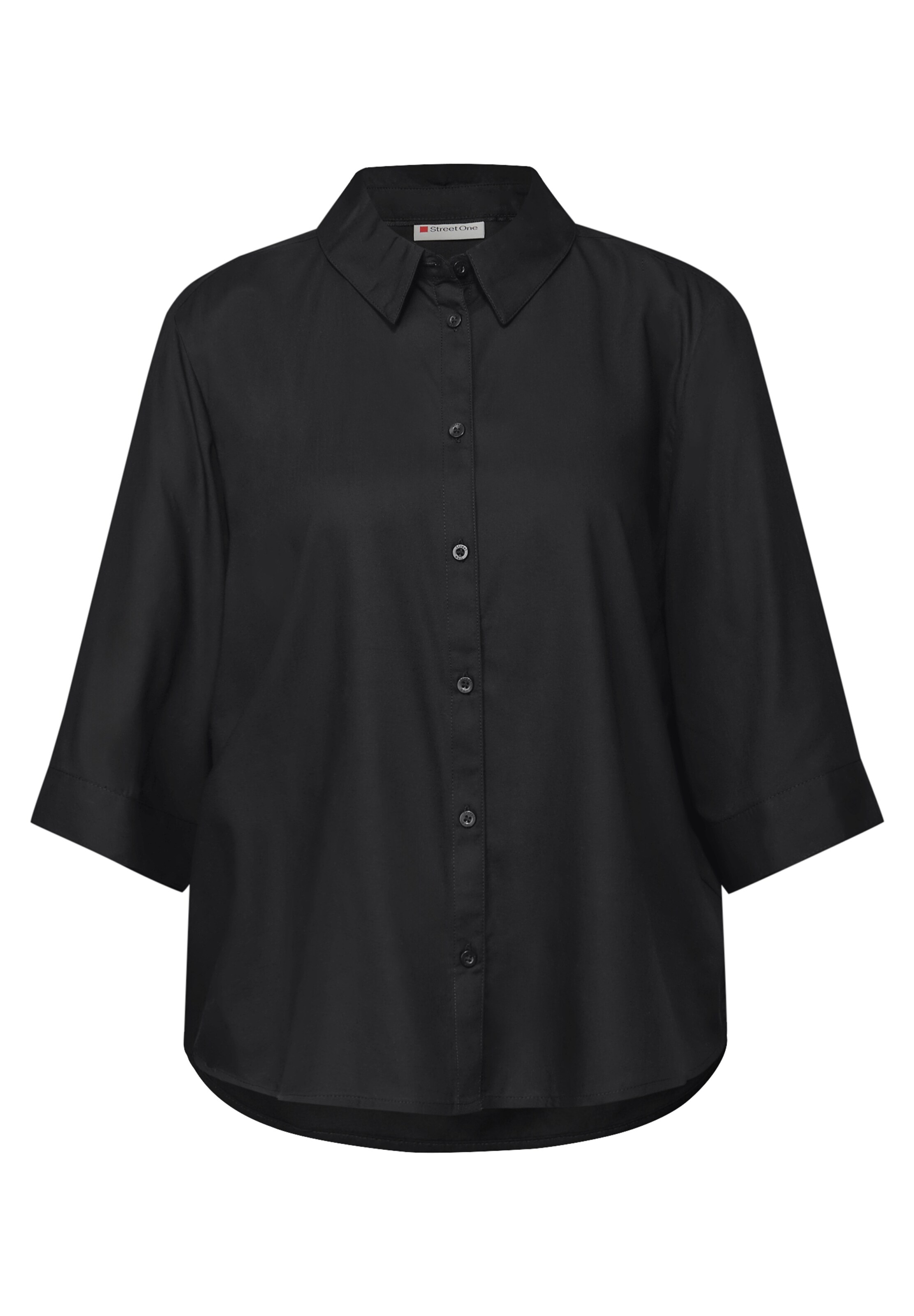 STREET ONE Bluse in schwarz, Produktansicht