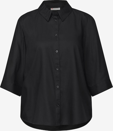 STREET ONE Bluse in Schwarz: Vorderseite