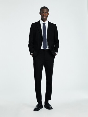 SELECTED HOMME Slimfit Bukser med fals i sort