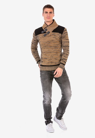 CIPO & BAXX Sweater in Brown