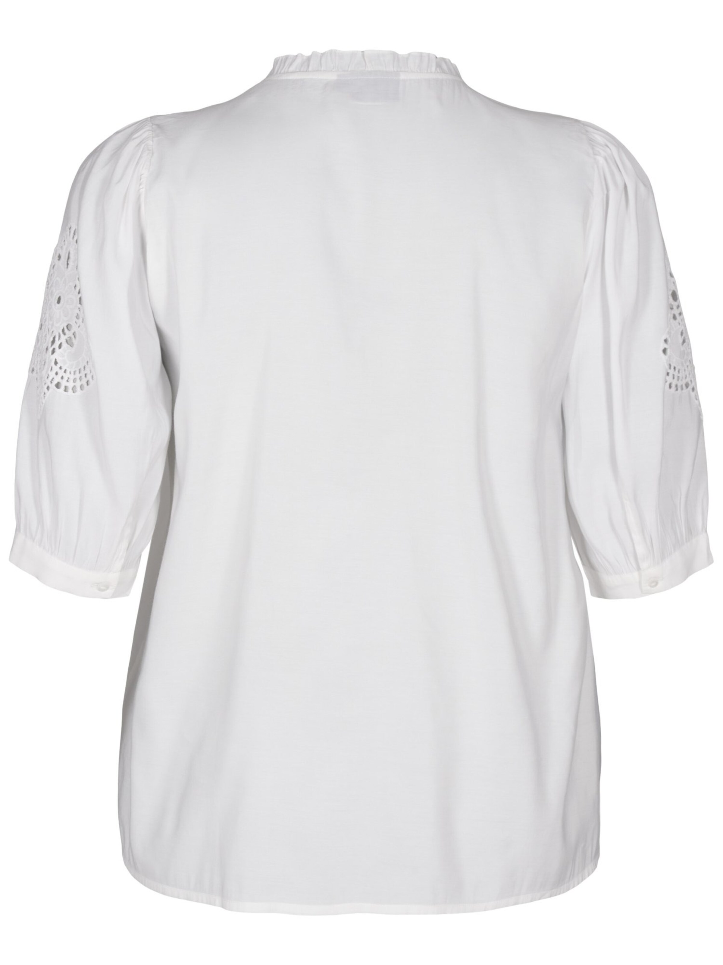 Camicia da donna 'ESASIA' di Zizzi in bianco