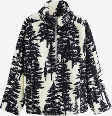 Next Fleecetakki värissä musta: etupuoli