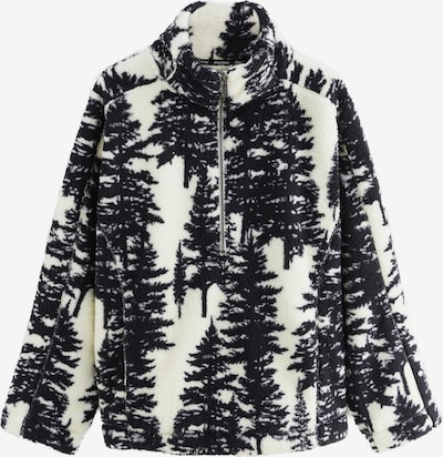 Flisinis džemperis iš Next, spalva – juoda / vilnos balta, Prekių apžvalga