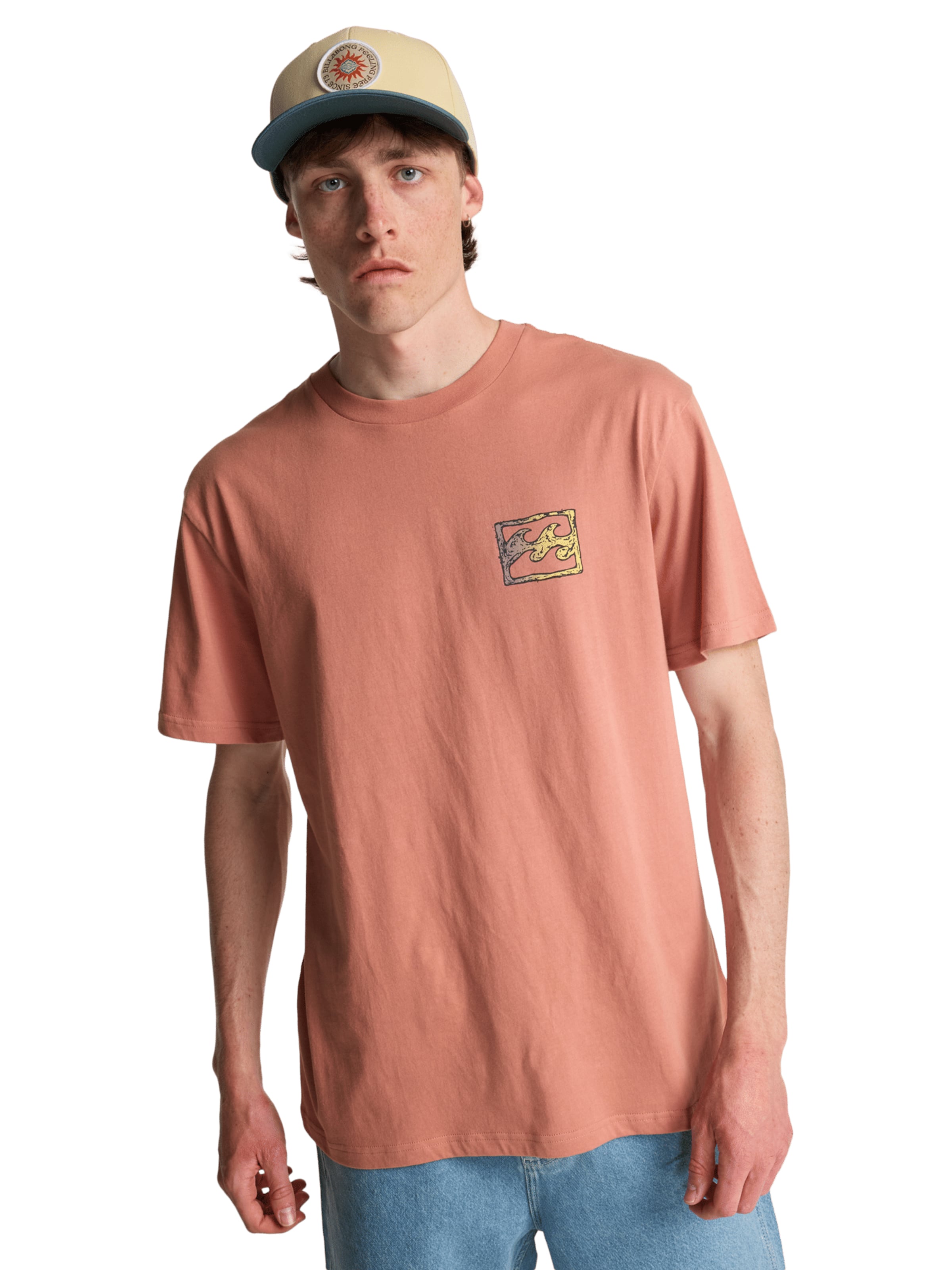 BILLABONG Shirt 'Crayon Wave' in Pink