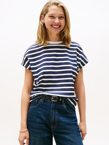 TOMMY HILFIGER Tričko – modrá: přední strana