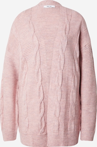 ABOUT YOU Knit Cardigan 'Anja ' in Pink: front